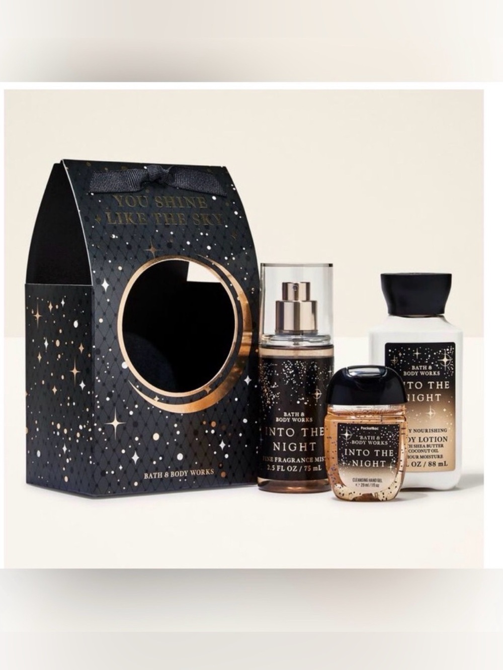 Bath & Body Works "Into the Night" Travel Mini Gift Set